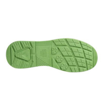 Calzatura bassa da lavoro Ecofitz S1P LOW - numero 45 - maglia riciclata - nero/verde - Safety Jogger