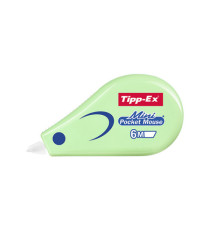 Correttore a nastro Mini Pocket Mouse Pastel - 5mm x 6mt - Tipp Ex - conf 10 pezzi