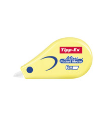 Correttore a nastro Mini Pocket Mouse Pastel - 5mm x 6mt - Tipp Ex - conf 10 pezzi