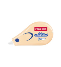 Correttore a nastro Mini Pocket Mouse Pastel - 5mm x 6mt - Tipp Ex - conf 10 pezzi