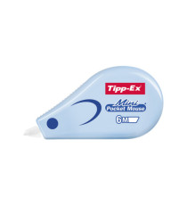 Correttore a nastro Mini Pocket Mouse Pastel - 5mm x 6mt - Tipp Ex - conf 10 pezzi