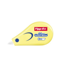 Correttore a nastro Mini Pocket Mouse Pastel - 5mm x 6mt - Tipp Ex - conf 10 pezzi