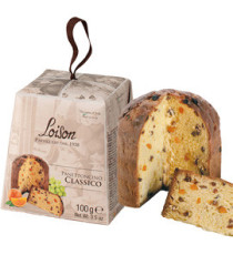 Panettoncino Classico - Linea Mignon - in astuccio - tradizionale - 100 gr - Loison