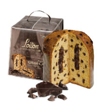Panettone Gran Cacao - Linea Tuttigiorni - in astuccio - cioccolato - 600 gr - Loison