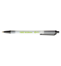 Penna a sfera a scatto ECOlutions - punta 1,0mm  - nero - Bic - conf. 50 pezzi