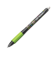 Penna a sfera con cappuccio Gelocity Illusion - gel cancellabile - punta 0,7 mm - nero - Bic - conf. 12 pezzi