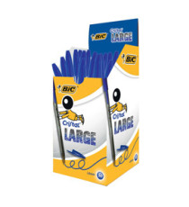 Penna a sfera Cristal Large - punta 1,6 mm - blu - Bic - conf. 50 pezzi