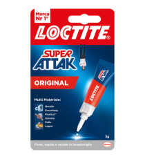 Colla Super Attak Original - 3 gr - trasparente - Loctite