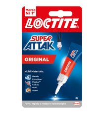 Colla Super Attak Original - 3 gr - trasparente - Loctite
