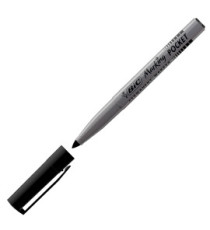 Marcatore permanente Marking Pocket - punta tonda 1,10mm - nero - Bic - conf. 12 pezzi
