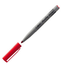 Marcatore permanente Marking Pocket - punta tonda 1,10mm - rosso - Bic - conf. 12 pezzi