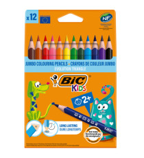 Matita colorata in resina Evolution Triangle - colori assortiti - Bic - conf. 12 pezzi