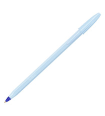 Penna sfera Cristal Pastel - 1.0 mm - fusto colori assortiti - inchiostro blu - Bic - conf. 20 pezzi