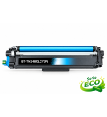 Toner TN-248CXL ciano alta capacità Serie Eco compatibile per Brother DCP-L3520CDWE,HL-L3220CW TN248XLC 2.300 pagine