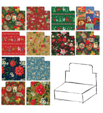 Carta regalo - raso - Country Natale - 70 x 100 cm - Rex Sadoch - scatola 100 fogli