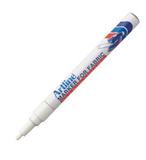 Marcatore per tessuto - punta tonda - 1,2 mm - bianco - Artline