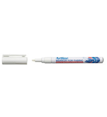 Marcatore per tessuto - punta tonda - 1,2 mm - bianco - Artline