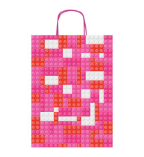 Shopper Mattoncini - con manici - 16 x 21 x 8 cm - colori assortiti - Rex Sadoch