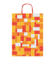Shopper Mattoncini - con manici - 16 x 21 x 8 cm - colori assortiti - Rex Sadoch