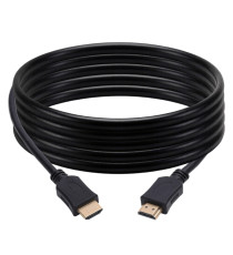 Cavo HDMI 5m Nero Rame PVC Audio Video Full HD per TV Smart Box PC Console Monitor Proiettori Plug & Play CE