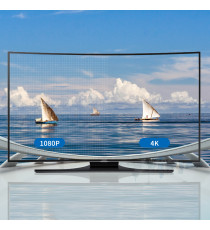Cavo HDMI 5m Nero Rame PVC Audio Video Full HD per TV Smart Box PC Console Monitor Proiettori Plug & Play CE