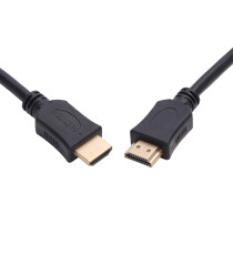Cavo HDMI 5m Nero Rame PVC Audio Video Full HD per TV Smart Box PC Console Monitor Proiettori Plug & Play CE