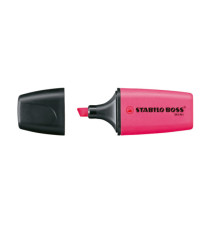 Evidenziatore Boss Mini - punta a scalpello -  tratto 2 - 5 mm - rosa 56 - Stabilo