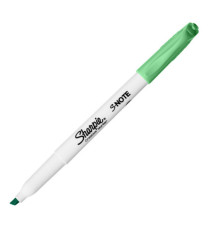 Pennarello S-Note - punta scalpello - colori assortiti - Sharpie - Conf. 12 pezzi