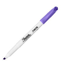 Pennarello S-Note - punta scalpello - colori assortiti - Sharpie - Conf. 12 pezzi