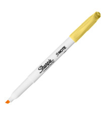 Pennarello S-Note - punta scalpello - colori assortiti - Sharpie - Conf. 12 pezzi