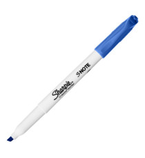 Pennarello S-Note - punta scalpello - colori assortiti - Sharpie - Conf. 12 pezzi