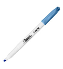 Pennarello S-Note - punta scalpello - colori assortiti - Sharpie - Conf. 4 pezzi