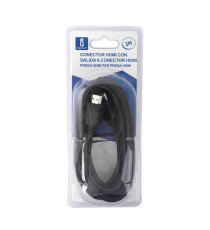 Cavo HDMI 3m Nero Audio Video Digitale Alta Definizione HDTV con Connettori HDMI Maschio per TV PC Monitor Console e Proiettori