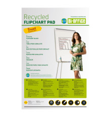 Blocchi per lavagna Earth - 65 x 98 cm - 50 fg - bianco - Bi-Office