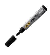Marcatore permanente Marking 2000 - punta tonda 1,70mm - nero - Bic - conf. 12 pezzi