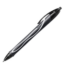 Penna a sfera a scatto Intensity Quick Dry -  punta 0,7mm - nero - Bic - conf. 12 pezzi
