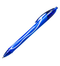 Penna a sfera a scatto Intensity Quick Dry - punta 0,7mm - blu  - Bic - conf. 12 pezzi