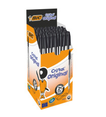 Penna a sfera Cristal - punta media 1,0mm - nero - Bic - conf. 50 pezzi