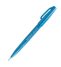 Pennarello Sign Pen Brush - azzurro - Pentel