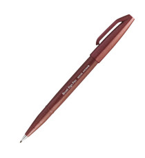 Pennarello Sign Pen Brush - colori assortiti - Pentel - conf. 12 pezzi