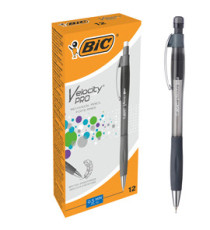 Portamine Velocity Pro - mina 0,5mm - fusto grigio - Bic - conf. 12 pezzi