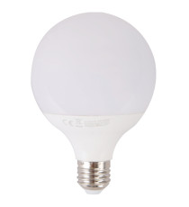 Lampadina LED Globo G95 E27 15W 3000K Luce Calda 1500lm Equivalente 99W Angolo 180° 15000 Ore 16 LED CRI80 IP20 Bianca