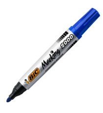 Marcatore permanente Marking 2000 - punta tonda 1,70mm - blu - Bic - conf. 12 pezzi