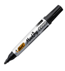 Marcatore permanente Marking 2000 - punta tonda 1,70mm - nero - Bic - conf. 12 pezzi