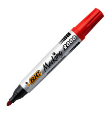Marcatore permanente Marking 2000 - punta tonda 1,70mm - rosso - Bic - conf. 12 pezzi