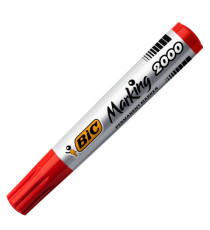 Marcatore permanente Marking 2000 - punta tonda 1,70mm - rosso - Bic - conf. 12 pezzi