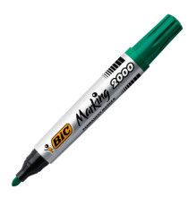 Marcatore permanente Marking 2000 - punta tonda 1,70mm - verde - Bic - conf. 12 pezzi