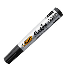 Marcatore permanente Marking 2300 - punta scalpello 3,70-5,50mm - nero - Bic - conf. 12 pezzi