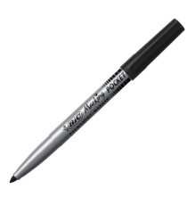 Marcatore permanente Marking Pocket - punta tonda 1,10mm - nero - Bic - conf. 12 pezzi