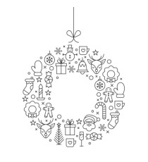 Stencil per vetri - foglio A2 - 'NATALE' - Securit - set 3 pezzi